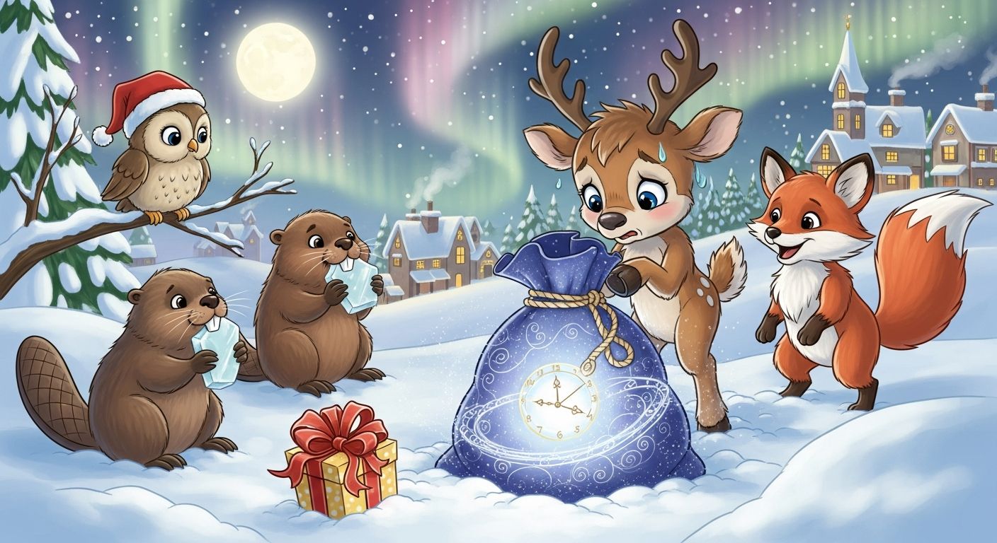 Tommy le petit renne a retrouvé le cadeau