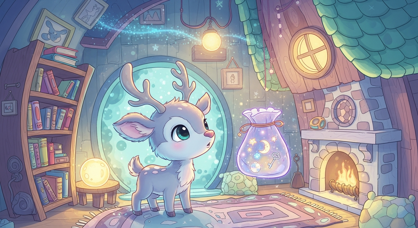 Tommy le petit renne a retrouvé le cadeau