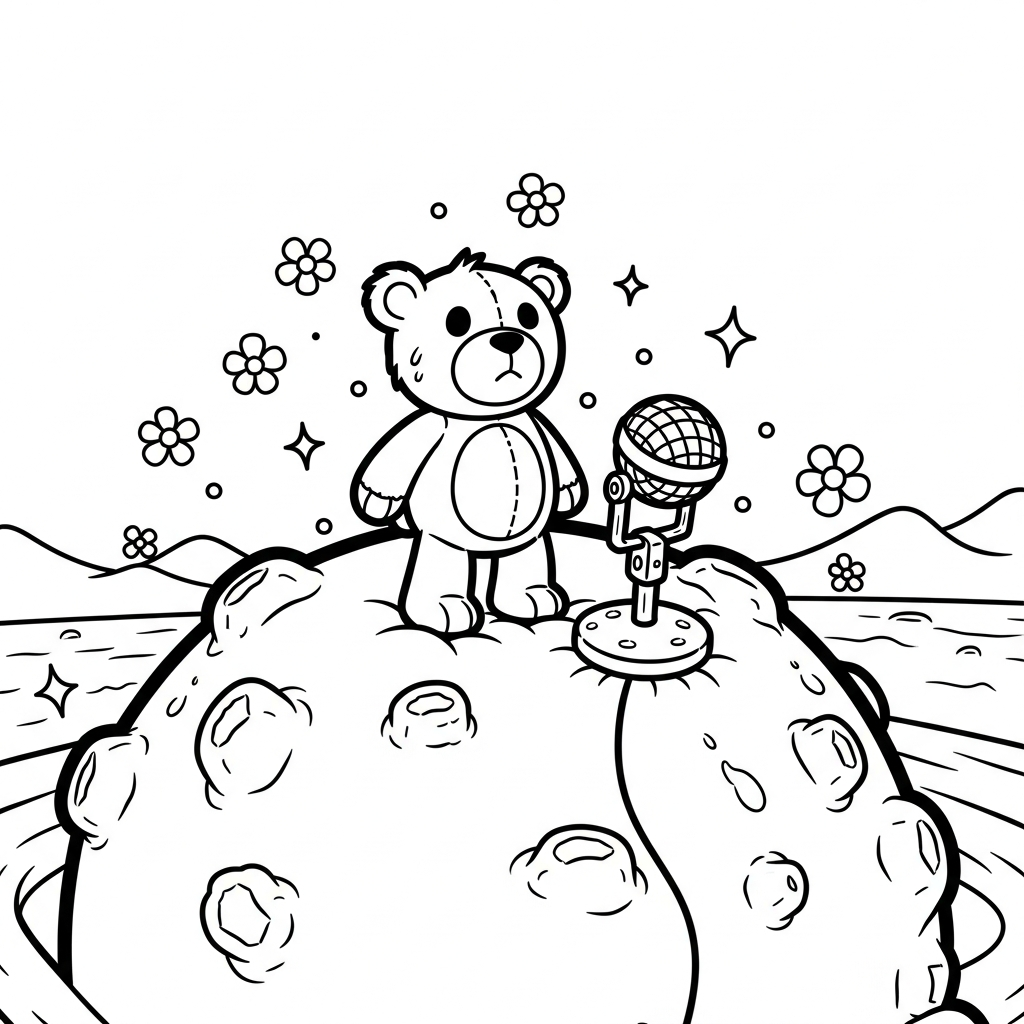 Coloriage Barnabé et le Caillou Chanteur