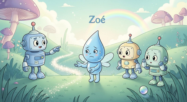 Zoé la Goutte de Pluie qui Voulait Voir la Neige