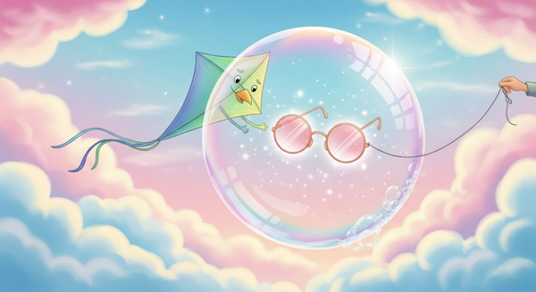 Zou le cerf-volant qui a cassé les lunettes magiques