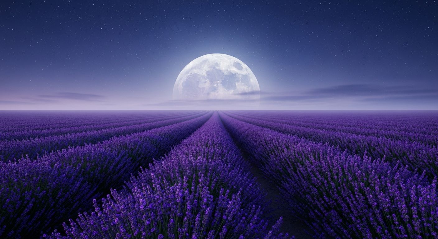Le Crépuscule de Lavande Étoilée