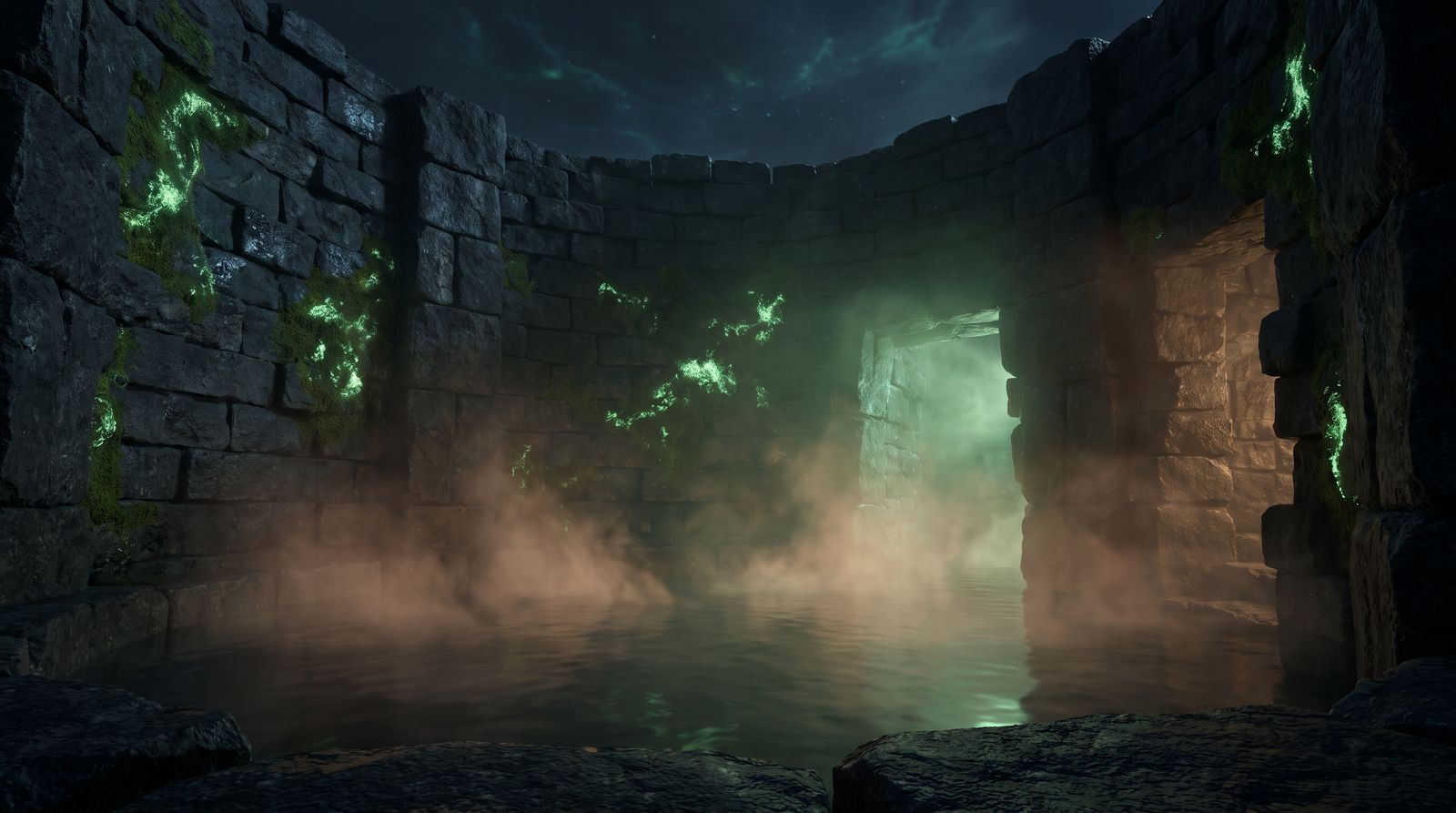 L'Alcôve de Basalte et la Vapeur Nocturne